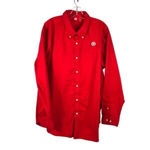 Target XL Long Sleeve Button Down Shirt Work Employee Uniform